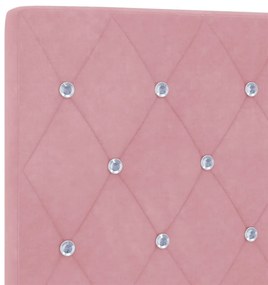 Fejtámla Kristálygombos Rózsaszín 90 cm Párna