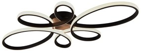 Fekete LED mennyezeti lámpa 45.5x83 cm Fly – Trio