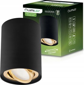 Halogén mennyezeti lámpatest Led cső GU10 mozgatható spot lámpa falra szerelhető fekete