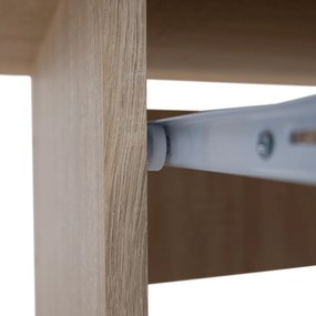 Számítógépasztal, sonoma tölgyfa, VERNER NEW