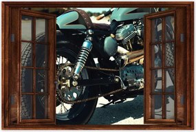 Poszterek 120x80 Klasszikus motorkerékpár Motor