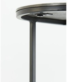 Fém tárolóasztal szett 2 db-os 26x53 cm Bocov – Light &amp; Living