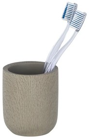 Szürkésbarna cement fogkefetartó pohár - Wenko