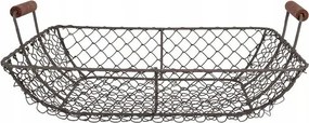 Fém kosár 32x26x12 cm