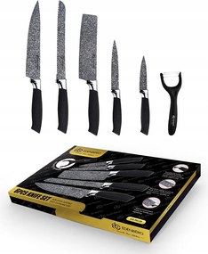 Kés Készlet 5 Db Hámozó, éles Edenberg 9812 B fekete