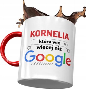 Piros Bögre Kornélia Barátnőknek Ajándék Nyomtatott Fotóval