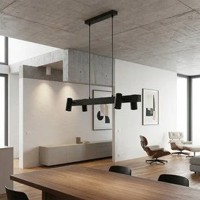 BRILAGI - LED RGBW dimmelhető kábelen függesztett csillár SELE 4xGU10/6,5W/230V fekete
