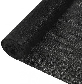 fekete HDPE belátásgátló háló 2 x 10 m 150 g/m²