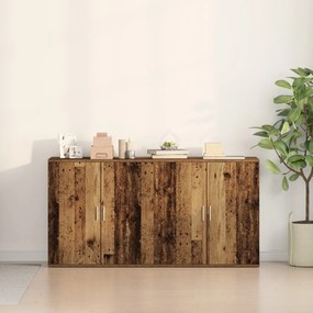 2 db oldalnézet régi fa 79x38x80 cm mérnöki fa