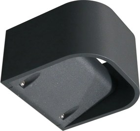 NOVOLUX 461A-L0206A-04 ZENDA Modern Kültéri Fali Lámpa Antracit LED IP55