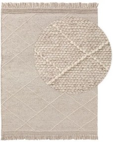 Gyapjú szőnyeg Daphne bézs 160x230 cm