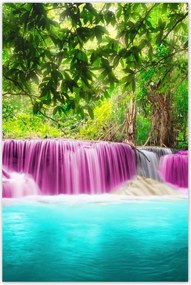 Poszterek 60x90 Színes tájkép Vízesés