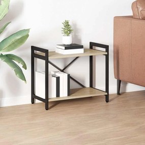 Könyvszekrény sonoma tölgy 60 x 30 x 48.5 cm Faanyag