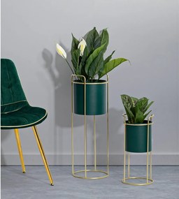 Fém kaspó szett 2 db-os ø 24 cm Grent Slim – Mauro Ferretti