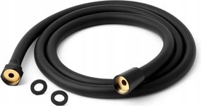 Sima fekete Pvc zuhanytömlő 150-es fejhallgatóhoz