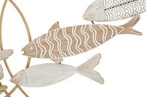 Fali dekoráció halas mozdulat 142,9x5x61,6cm