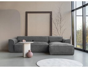 Szürke sarokkanapé (jobb oldali) Flex Felix – Miuform