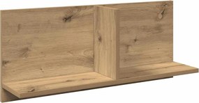vidaXL kézműves tölgy színű szerelt fa faliszekrény 70 x 16,5 x 30 cm