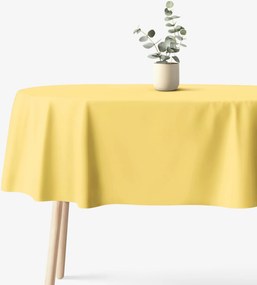 Goldea ovális pamut terítő - sárga 120 x 180 cm