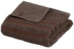 Barna frottír pamut fürdőlepedő 70x140 cm Simple – Casa Selección