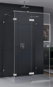 New Trendy Eventa zuhanykabin 90x90 cm négyzet króm fényes/átlátszó üveg EXK-4579
