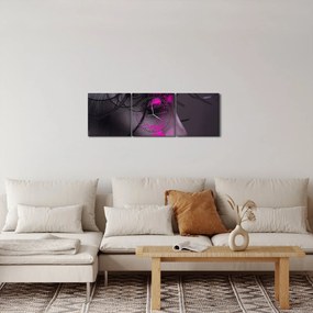 Egy nő képe (órával) (90x30 cm)
