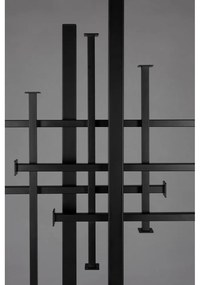 Fekete acél fogas 71x185 cm Rumex – Dutchbone