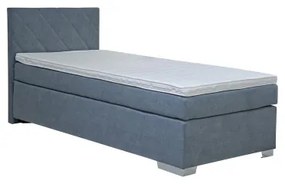 Kárpitozott IDA ágy matraccal, 90 x 200 cm, kék