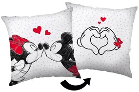 Disney Minnie, Mickey Love párna, díszpárna 40*40 cm