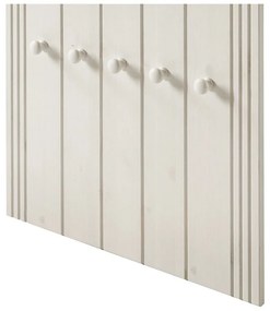 Fehér borovi fenyő előszoba bútor 60x120x25 cm Anita – Støraa