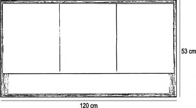 Porto 120 komplett fürdőszoba bútor sonoma tölgy színben