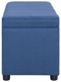 kék poliészter pad tárolórekesszel 116 cm