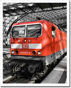 Poszterek keretben 40x50 Vonat Berlinben
