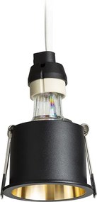 RENDL ORCO zápustná černá/zlatá 230V LED GU10 9W