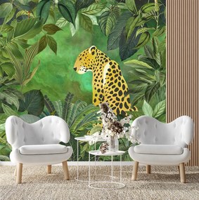 Gario Fotótapéta Természetes dzsungel zöld - Andrea Haase Anyag: Vlies, Méret: 250 x 250 cm