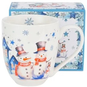 Karácsonyi hóemberes porcelán nagy bögre 1000 ml díszdobozban Snowman