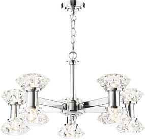 Dar Lighting glamour modern csillár tiana csiszolt króm dartia2350