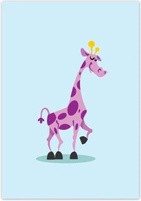 Poszterek 70x100 Zsiráf a gyerekszobába