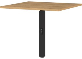 Íróasztal állítható magassággal, tölgyfa dekoros asztallappal 200x240 cm Agenda – Germania