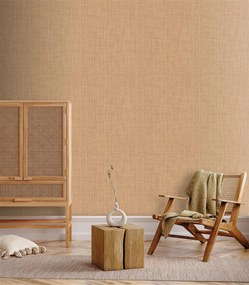 Decoprint Imani Havana világosbarna egyszínű texturált vlies tapéta – IM28021