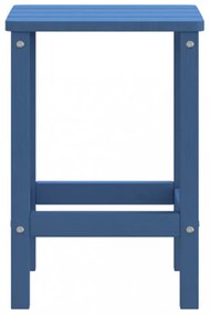 vízkék HDPE kerti Adirondack asztal 38 x 38 x 46 cm