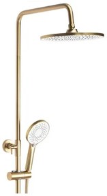 REA-P2400 - AVALON zuhanyszett csapteleppel, szálcsiszolt arany