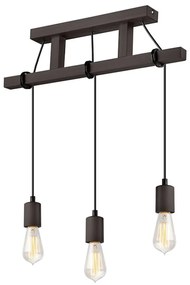 Fekete függőlámpa Leon – LAMKUR