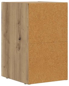 Éjjeli asztal 2 pcs Artisan tölgy 29.5 x 35 x 50 cm Faanyag