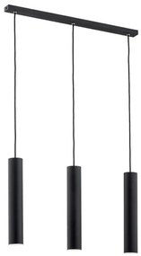 Argon 6112 - Csillár zsinóron GOMERA 3xGU10/5W/230V fekete