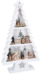 Solight 1V283 - LED karácsonyi dekoráció 13xLED/2xAA fából készült karácsonyfa