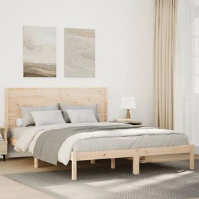 tömör fa extra hosszú ágykeret matrac nélkül 140 x 210 cm