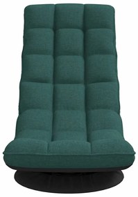 sötétzöld szövet forgó padlószék 70x51x79 cm