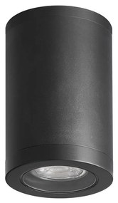 Luxera 48325 - Kültéri mennyezeti lámpa MOPTI 1xGU10/7W/230V IP54 fekete