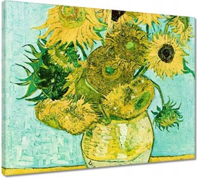 Vászonkép 50x40 Van Gogh napraforgók